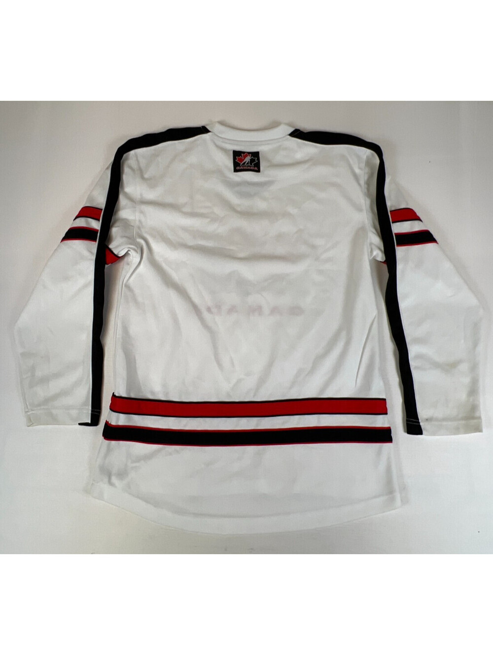 Hockey Canada Men Size M White Red Black Jersey Tee Shirt Official Licensed - Picture 2 of 11